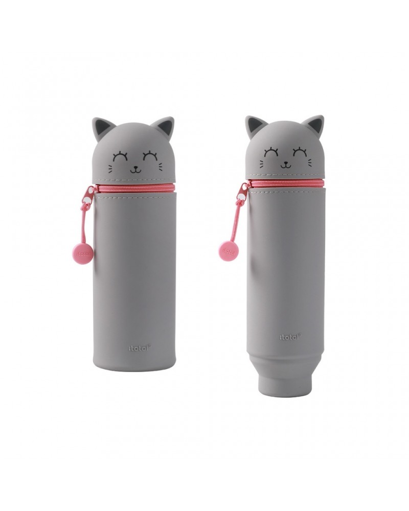 Astuccio Silicone Tubo - Grey Cat